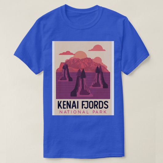 Nationaal park Kenai Fjords T-shirt (Design voorkant)