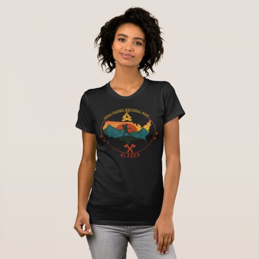 Nationaal Park  Kenai Fjords T-shirt (Voorkant volledig)