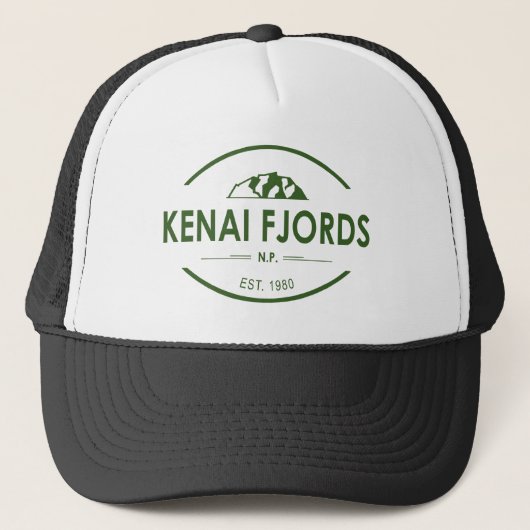 Nationaal park Kenai Fjords Trucker Pet (Voorkant)