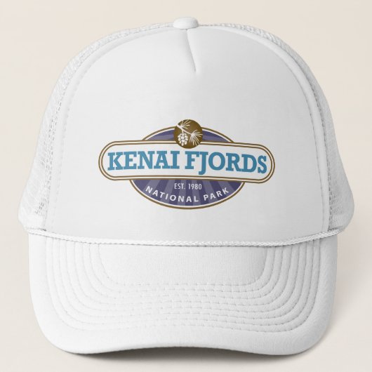 Nationaal park Kenai Fjords Trucker Pet (Voorkant)