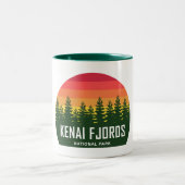 Nationaal park Kenai Fjords Tweekleurige Koffiemok (Center)