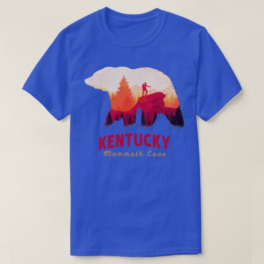 Nationaal park Kentucky 9 van de  mammothave Cave T-shirt (Design voorkant)