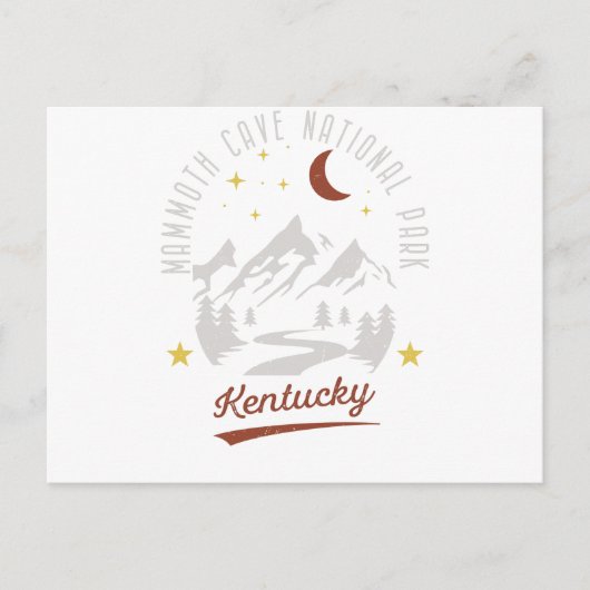 Nationaal park Kentucky,  Mammoth Cave Briefkaart (Voorkant)