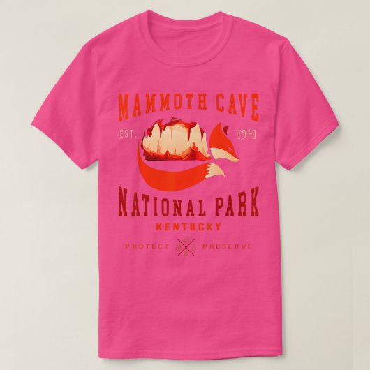 Nationaal park Kentucky Mammoth Cave National Park T-shirt (Design voorkant)