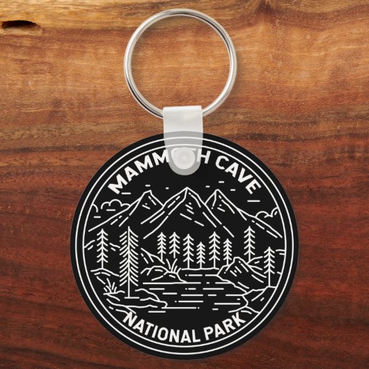 Nationaal park Kentucky Monoline Sleutelhanger (Voorkant)