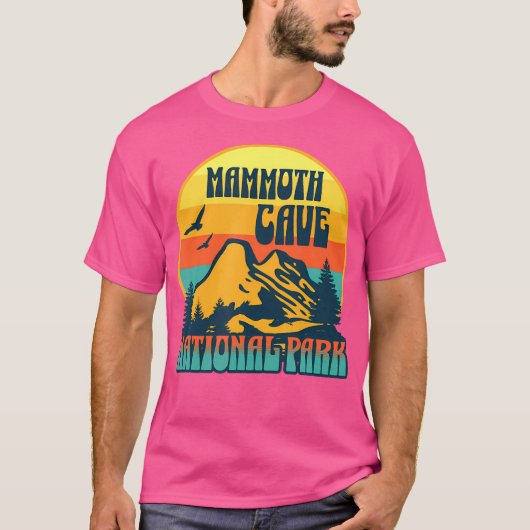 Nationaal park Kentucky Natuur Hiking van de Mammo T-shirt (Voorkant)