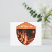 Nationaal park Kentucky, retro van de mammothas C Briefkaart (Staand voorkant)