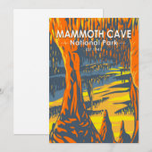 Nationaal park Kentucky van de Cave van Mammoth Feestdagenkaart (Voorkant / Achterkant)