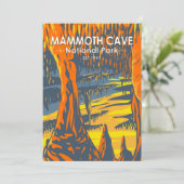 Nationaal park Kentucky van de Cave van Mammoth Feestdagenkaart (Staand voorkant)