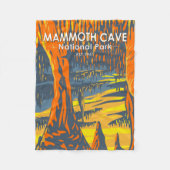 Nationaal park Kentucky van de Cave van Mammoth Fleece Deken (Voorkant)