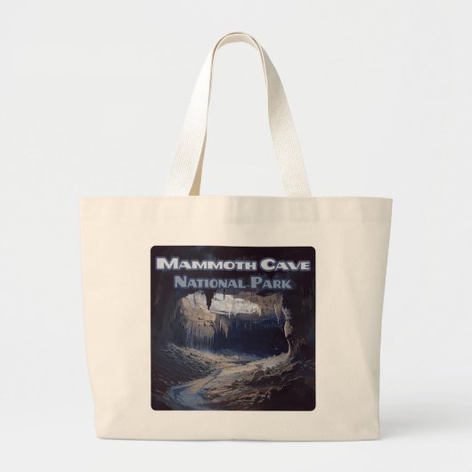 Nationaal park Kentucky van de Cave van Mammoth Grote Tote Bag (Voorkant)