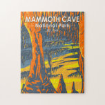 Nationaal park Kentucky van de Cave van Mammoth Legpuzzel<br><div class="desc">Het vectorkunstwerk van de Cave van Mammoth Cave. Het park bevindt zich in West-Centraal Kentucky,  met delen van de Mammoth Cave,  het langste grotensysteem ter wereld.</div>