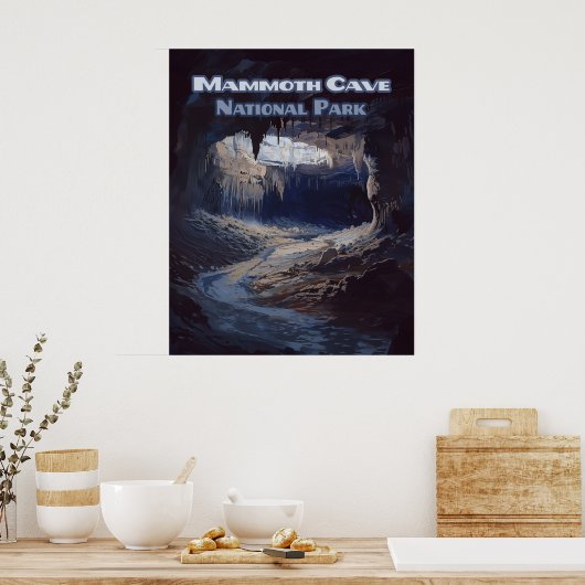 Nationaal park Kentucky van de Cave van Mammoth Poster (Keuken)
