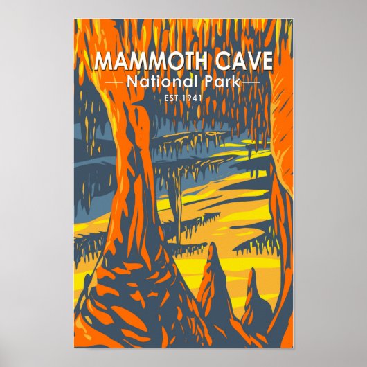 Nationaal park Kentucky van de Cave van Mammoth Poster (Voorkant)