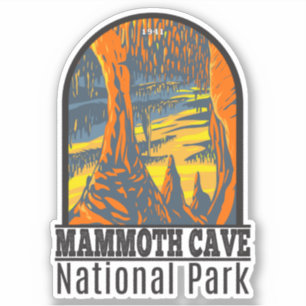 Nationaal park Kentucky van de Cave van Mammoth Sticker