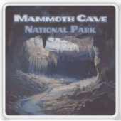 Nationaal park Kentucky van de Cave van Mammoth Sticker (Voorkant)