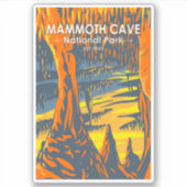 Nationaal park Kentucky van de Cave van Mammoth Sticker (Voorkant)
