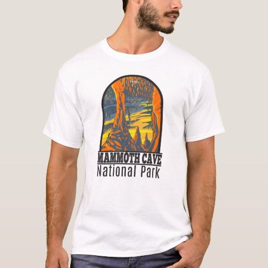 Nationaal park Kentucky van de Cave van Mammoth T-shirt (Voorkant)