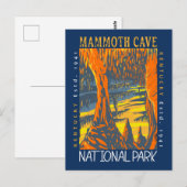 Nationaal park Kentucky, verstoord door Mammoth Ca Briefkaart (Voorkant / Achterkant)