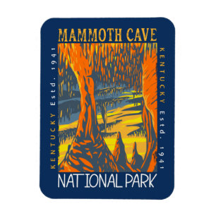 Nationaal park Kentucky, verstoord door Mammoth Ca Magneet