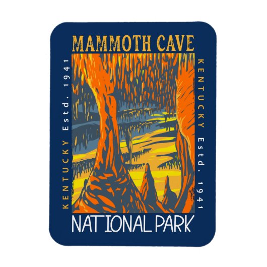 Nationaal park Kentucky, verstoord door Mammoth Ca Magneet (Verticaal)