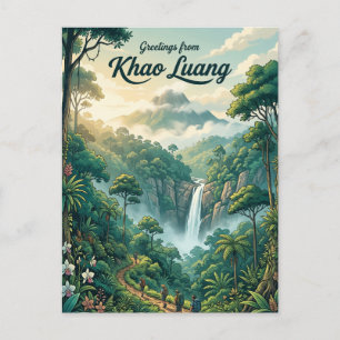 Nationaal park Khao Luang Thailand Briefkaart