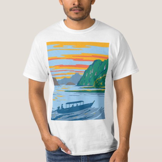Nationaal park Khao Sok in Surat Thani Thailand WP T-shirt (Voorkant)