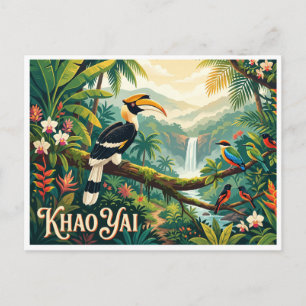 Nationaal park Khao Yai Pak Chong Thailand Briefkaart