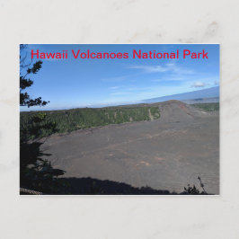 Nationaal park Kilauea Iki Hawaii Volcanoes Briefkaart