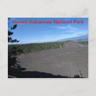 Nationaal park Kilauea Iki Hawaii Volcanoes Briefkaart
