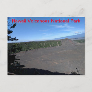 Nationaal park Kilauea Iki Hawaii Volcanoes Briefkaart