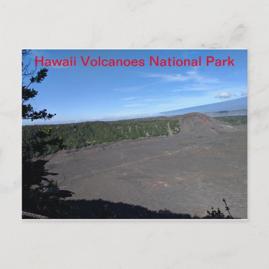 Nationaal park Kilauea Iki Hawaii Volcanoes Briefkaart (Voorkant)