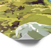 Nationaal Park Killarney Ierland Reisposter Poster (Hoek)