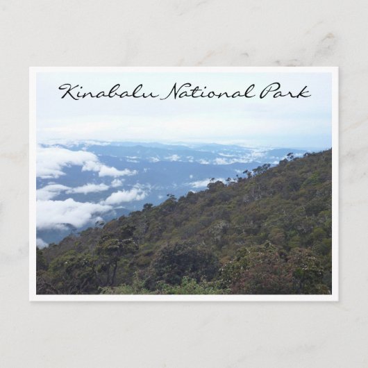 nationaal park kinabalu briefkaart (Voorkant)
