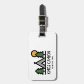 Nationaal Park Kings Canyon Bagagelabel (Voorkant verticaal)