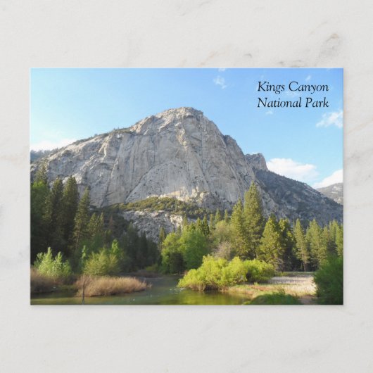 Nationaal Park Kings Canyon Briefkaart (Voorkant)