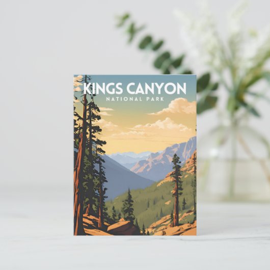 Nationaal Park Kings Canyon Briefkaart (Staand voorkant)