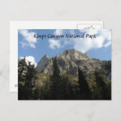 Nationaal Park Kings Canyon Briefkaart (Voorkant / Achterkant)