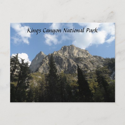 Nationaal Park Kings Canyon Briefkaart (Voorkant)