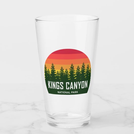 Nationaal Park Kings Canyon Glas (Voorkant)