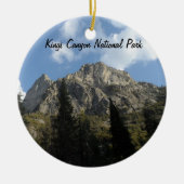 Nationaal Park Kings Canyon Keramisch Ornament (Voorkant)