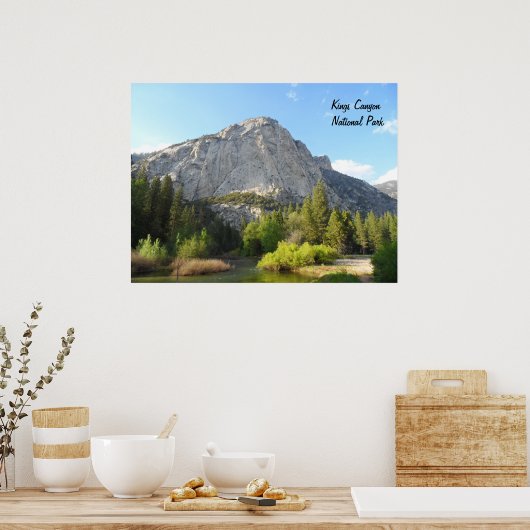 Nationaal Park Kings Canyon Poster (Keuken)
