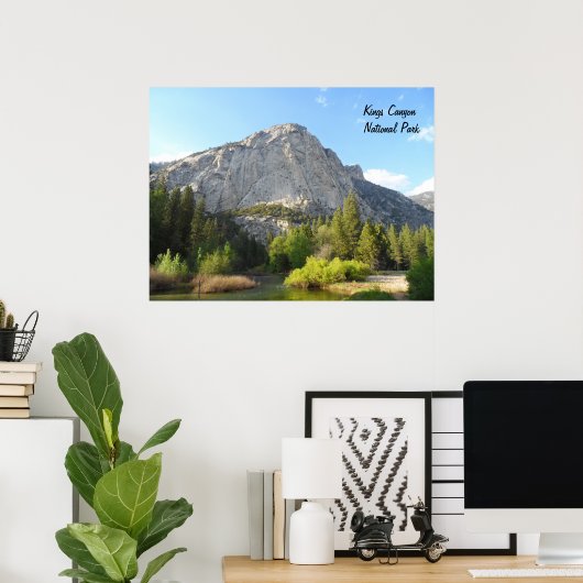 Nationaal Park Kings Canyon Poster (Thuiskantoor)