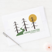Nationaal Park Kings Canyon Rechthoekige Sticker (Envelop)