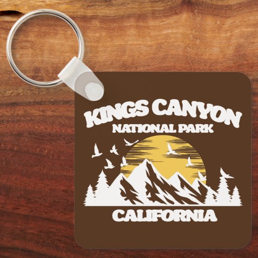 Nationaal Park Kings Canyon Sleutelhanger (Voorkant)