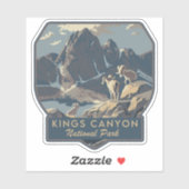 Nationaal Park Kings Canyon Sticker (Vel)