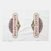 Nationaal Park Kings Canyon Theedoek (Horizontaal)