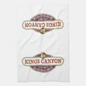 Nationaal Park Kings Canyon Theedoek (Verticaal)