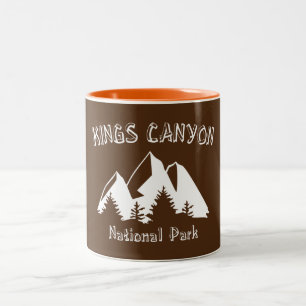 Nationaal Park Kings Canyon Tweekleurige Koffiemok