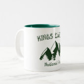 Nationaal Park Kings Canyon Tweekleurige Koffiemok (Voorkant links)